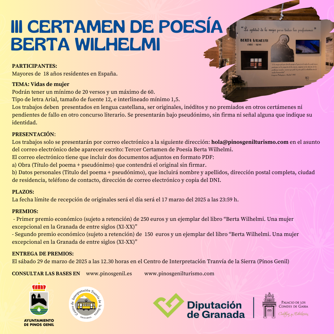 3 certamen de poesía Berta Wilhelmi